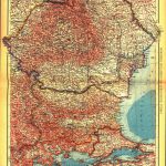Map of Great Romania published in "Andrees Handatlas" Leipzig, 1937 (MNIR).