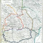 Hartă a Moldovei, Țării Românești și Transilvaniei.1820 (MNIR)