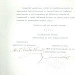 Președintele Consiliului de Miniștri, Al. Vaida-Voevod îi adresează regelui Ferdinand I rugămintea de a semna Decretul de Unire al Bucovinei, 30 decembrie 1919 , SANIC, Casa Regală, dosar 24-1919, f. 5