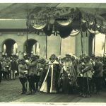 The ceremony of the crowning of King Ferdinand and the Queen Maria as sovereigns of Great Romania (photo Julietta), 1922