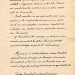 Scrisoare trimisă de către Iancu Flondor, președintele Consiliului Bucovinei către Ministrul de Externe al regatului român cu privire la evoluția situației din Bucovina, 2 noiembrie 1918. 