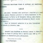 Lege privind autorizarea guvernului de a ratifica și a pune în aplicare Tratatul semnat la Paris pe 28 octombrie 1920. ANR 