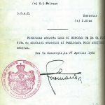 Lege privind autorizarea guvernului de a ratifica și a pune în aplicare Tratatul semnat la Paris pe 28 octombrie 1920. ANR 